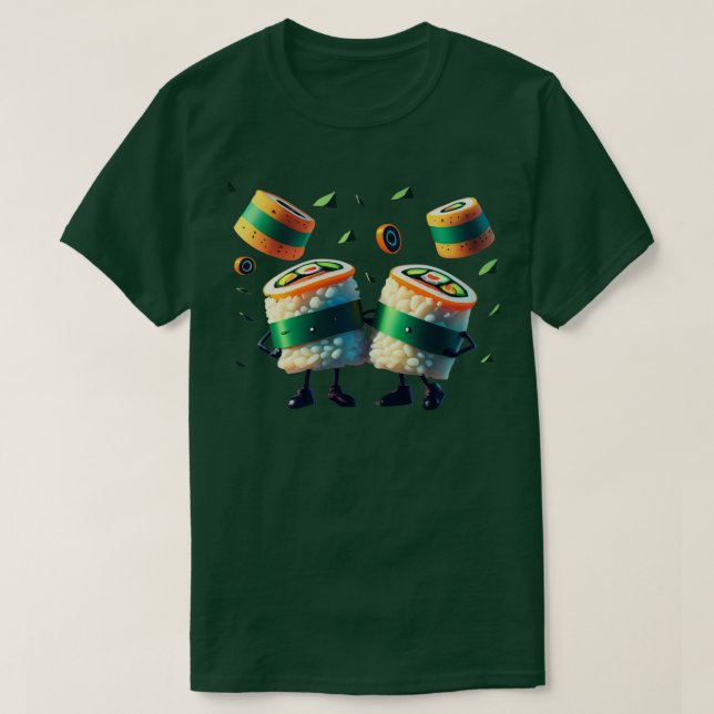 Sushi Hug 1 T-Shirt (Design Front)