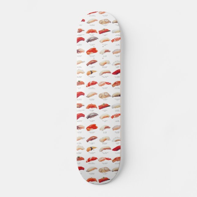 Sushi Identification Skateboard (Front)