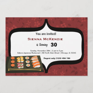 Sushi Invitation