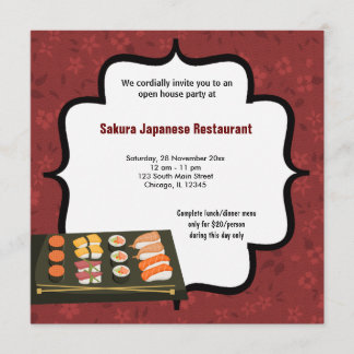 Sushi Invitation