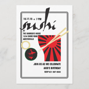 Sushi Invitation