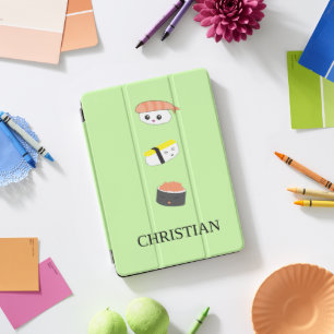 Sushi KAWAII style Illustration Personalized iPad Pro Cover