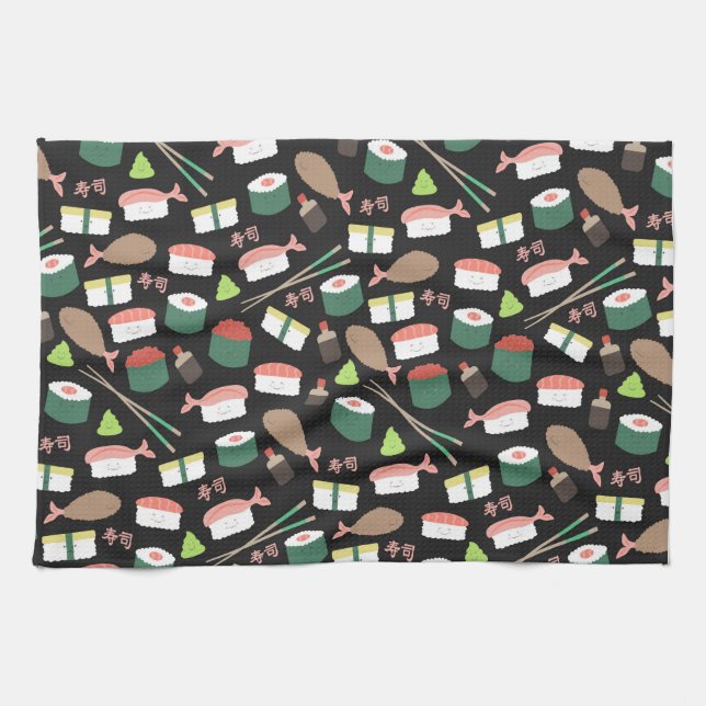 Sushi Kitchen Towel (Horizontal)