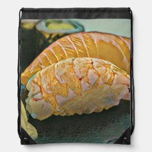 Sushi lover gift drawstring bag