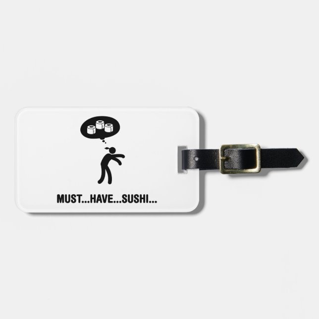 Sushi Lover Luggage Tag (Front Horizontal)