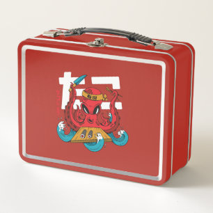 Sushi Lover, Octopus Sushi Chef Metal Lunch Box
