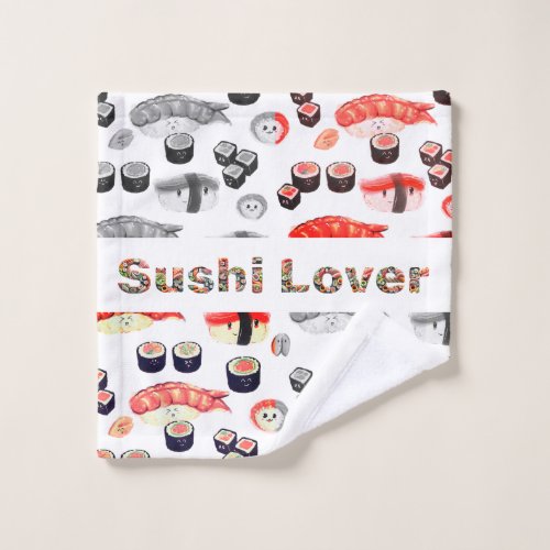 Sushi Lover Wash Cloth