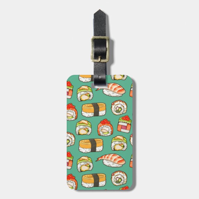 Sushi Luggage Tag (Front Vertical)