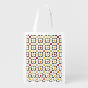 Sushi Maki Polka Dots Grocery Bag