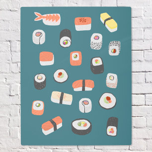 Sushi Metal Print