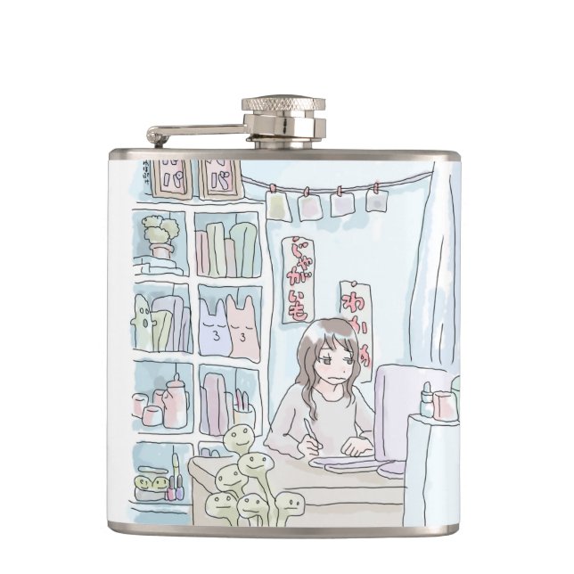 SUSHI MISCELLANEOUS SHELF FLASK (Front)