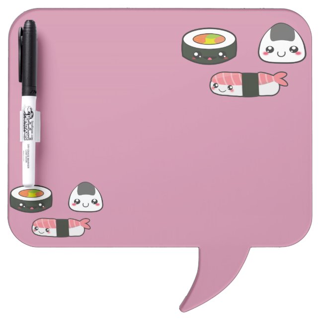 Sushi Mooshie Kawaii Dry Erase Board (Front)