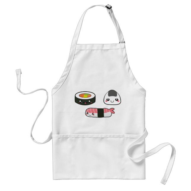 Sushi mushi adult apron (Front)