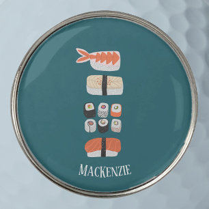 Sushi Name Golf Ball Marker