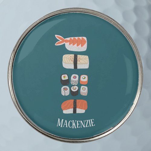 Sushi Name Golf Ball Marker