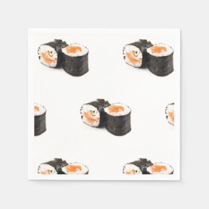 Sushi Napkin, Foodie Party Supplies Paper Napkins