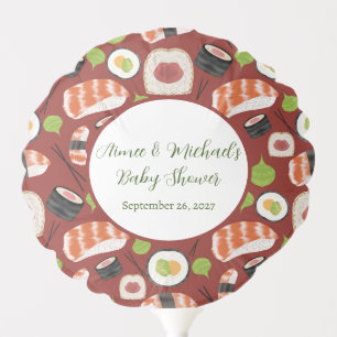 Sushi Neutral Baby Shower Balloon