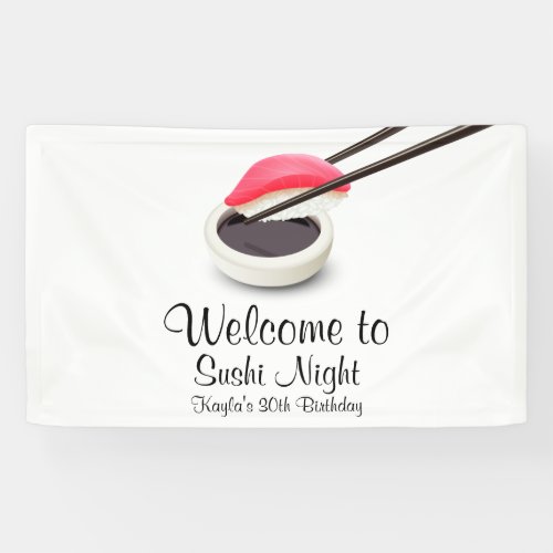 Sushi Night Banner