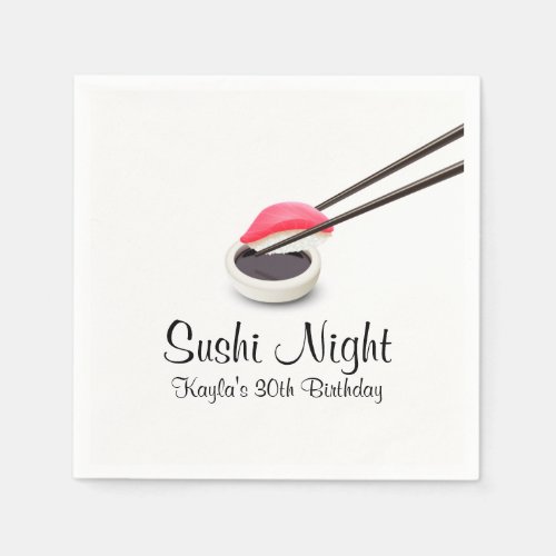 Sushi Night Napkins