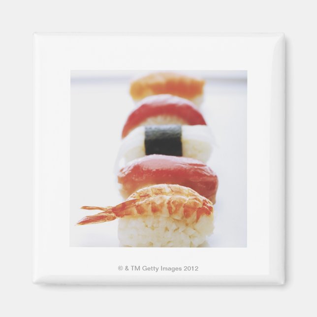 Sushi, Nigiri, close-up Magnet (Front)