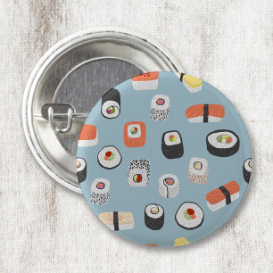 Sushi Nigiri Maki Roll Button