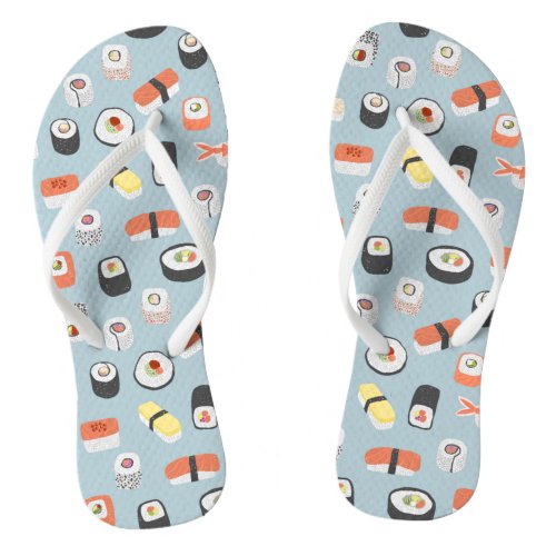 Sushi Nigiri Maki Roll Flip Flops