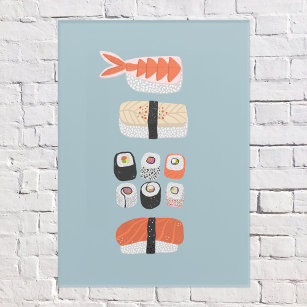 Sushi Nigiri Maki Roll Food Art