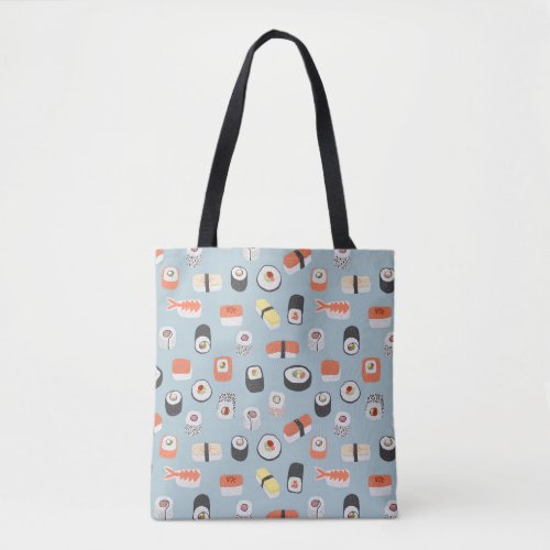 Sushi Nigiri Maki Roll Japanese Food Art Tote Bag