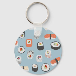 Sushi Nigiri Maki Roll Keychain