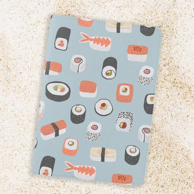 Sushi Nigiri Maki Roll Passport Holder (Japanese sushi food art passport cover holder)