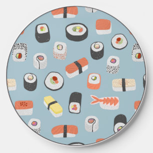 Sushi Nigiri Maki Roll Pattern Wireless Charger