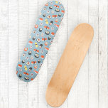 Sushi Nigiri Maki Roll Skateboard<br><div class="desc">Sushi food art pattern for those who love to eat Japanese cuisine.</div>