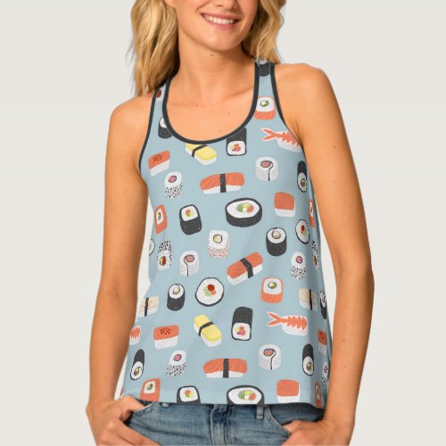 Sushi Nigiri Maki Roll Tank Top