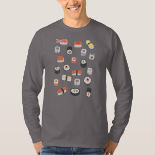 Sushi Nigiri Sashimi Maki Roll Customizable T-Shirt