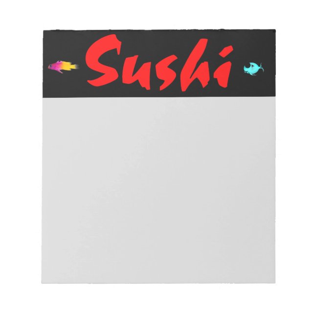 Sushi Notepad (Front)