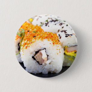 Sushi on a plate button