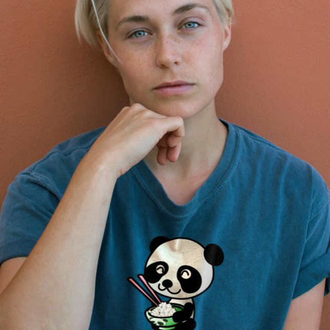 SUSHI PANDA BEAR CUTE WOMENS T-SHIRTS (Creator Uploaded)