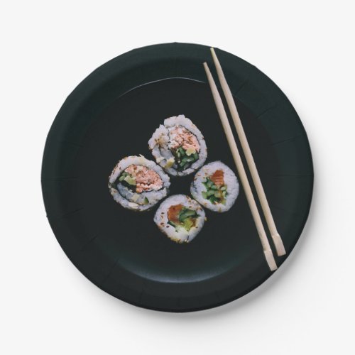 Sushi paper plates