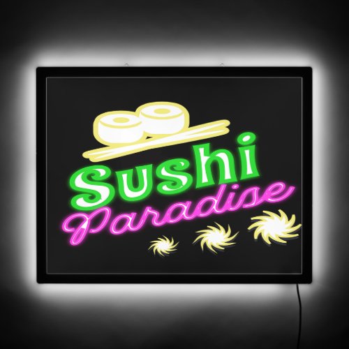 Sushi Paradise Neon LED Sign