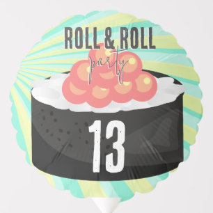 Sushi party balloon