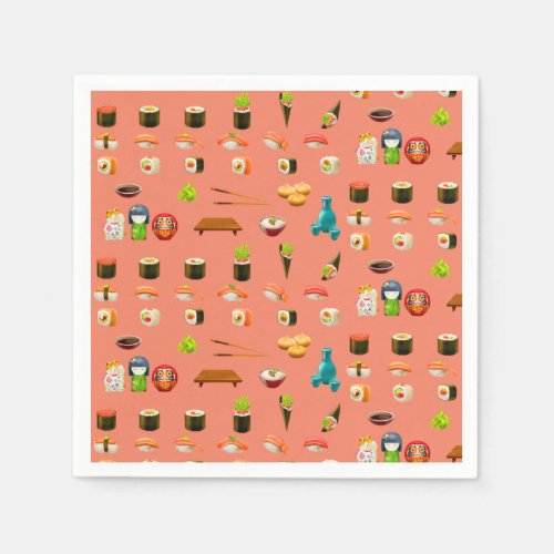 Sushi Party Napkins