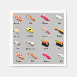 Sushi Party Napkins