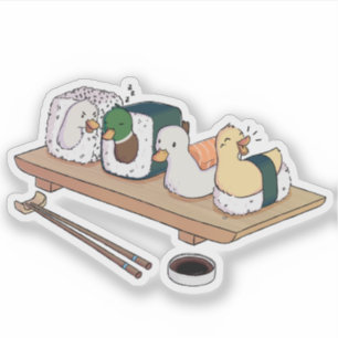 Sushi party! sticker