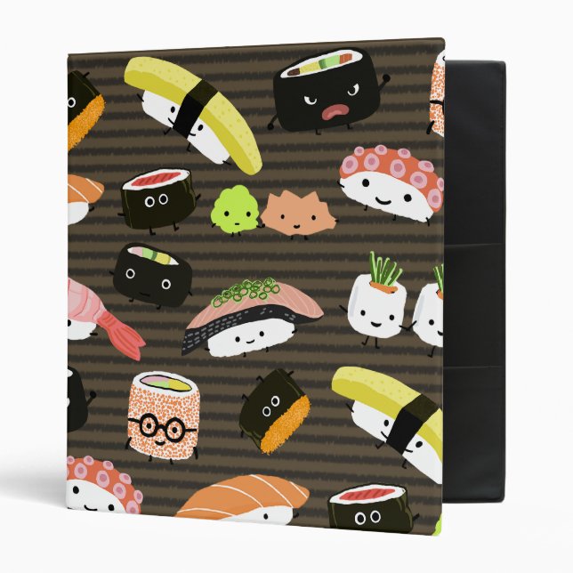 Sushi Party - Sushi Rolls, Sashimi, Wasabi, Ginger Binder (Front/Inside)