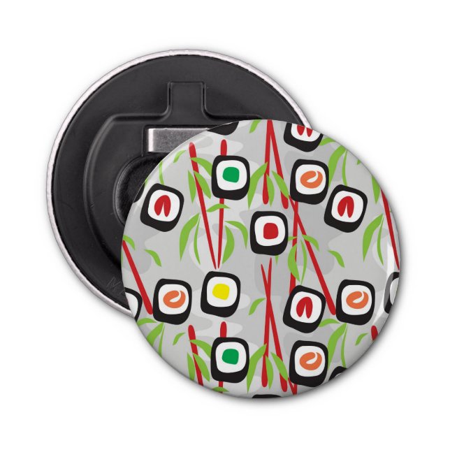 Sushi Pattern Bottle Opener (Front)