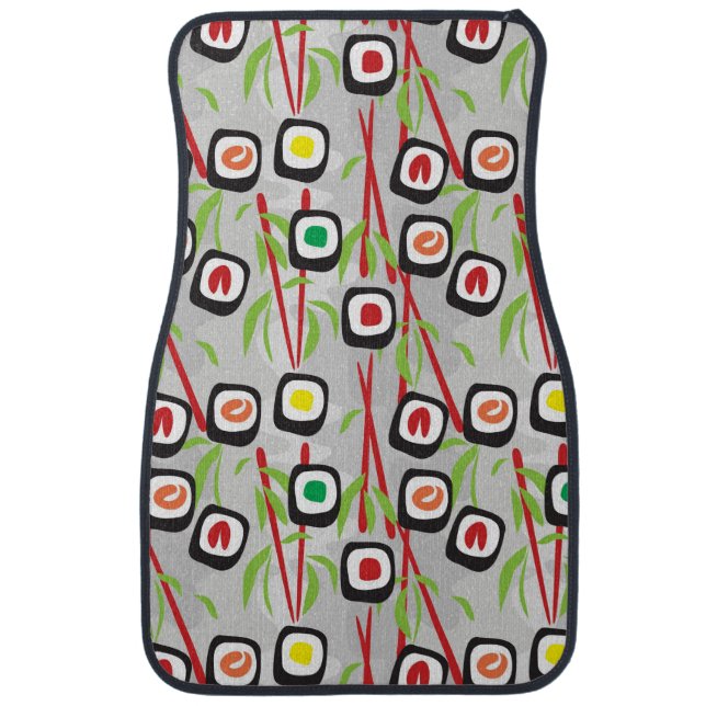 Sushi Pattern Car Mat (Front)