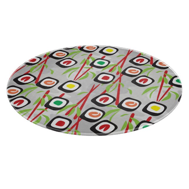 Sushi Pattern Cutting Board (Corner)