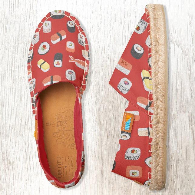 Sushi Pattern Espadrilles (Creator Uploaded)