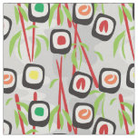 Sushi Pattern Fabric
