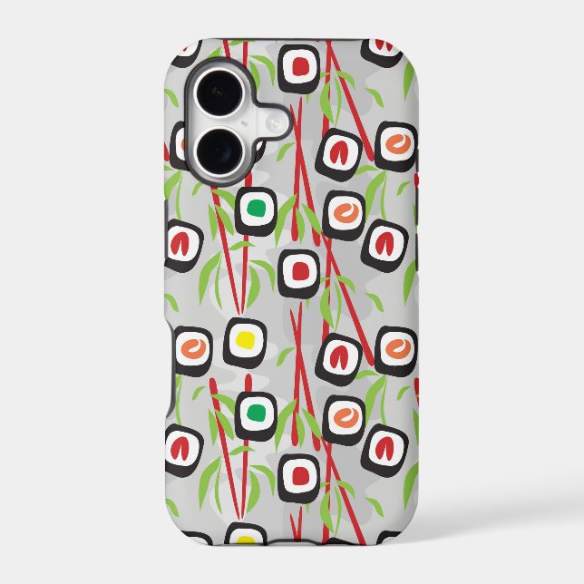 Sushi Pattern Iphone Case (Back)